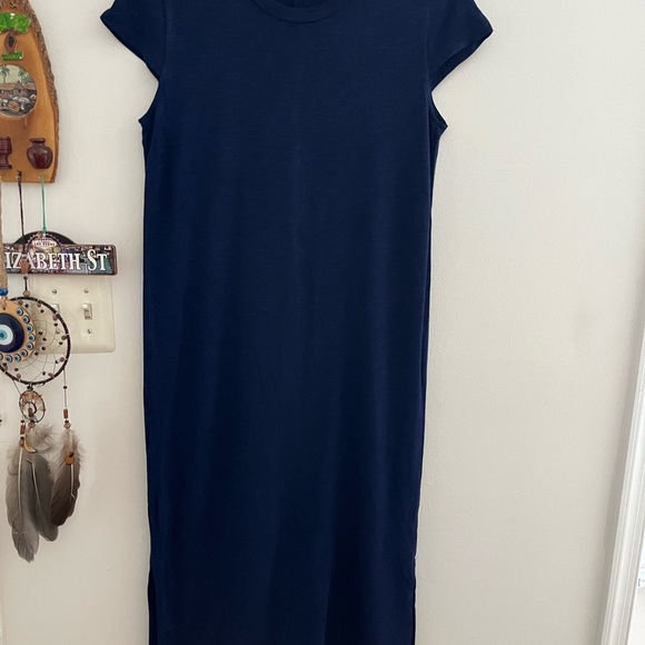 Jessica Simpson blue dress size L D-8 - Picture 2 of 5